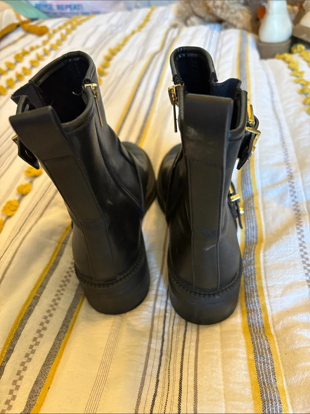 DKNY black ankle boot